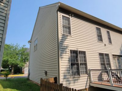 siding painting project