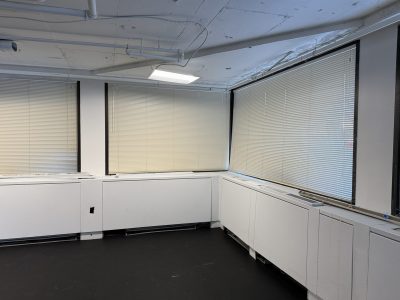 commercial building interior after restoration