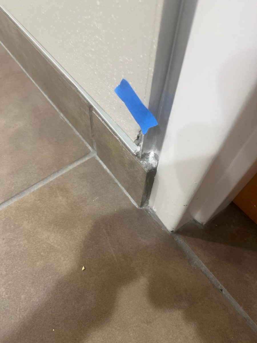 electrostatic wall damage in progress of being fixed Preview Image 3