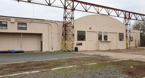 Repainted commercial exterior