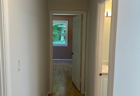 painted home interior hallway