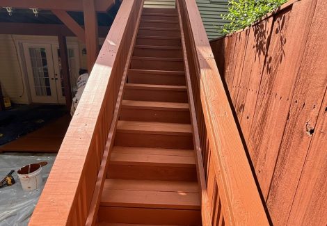 painted deck stairs