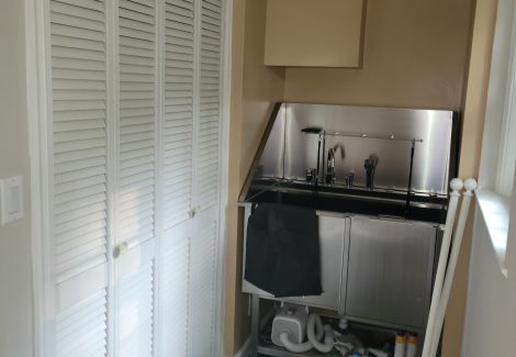 repainted home interior space