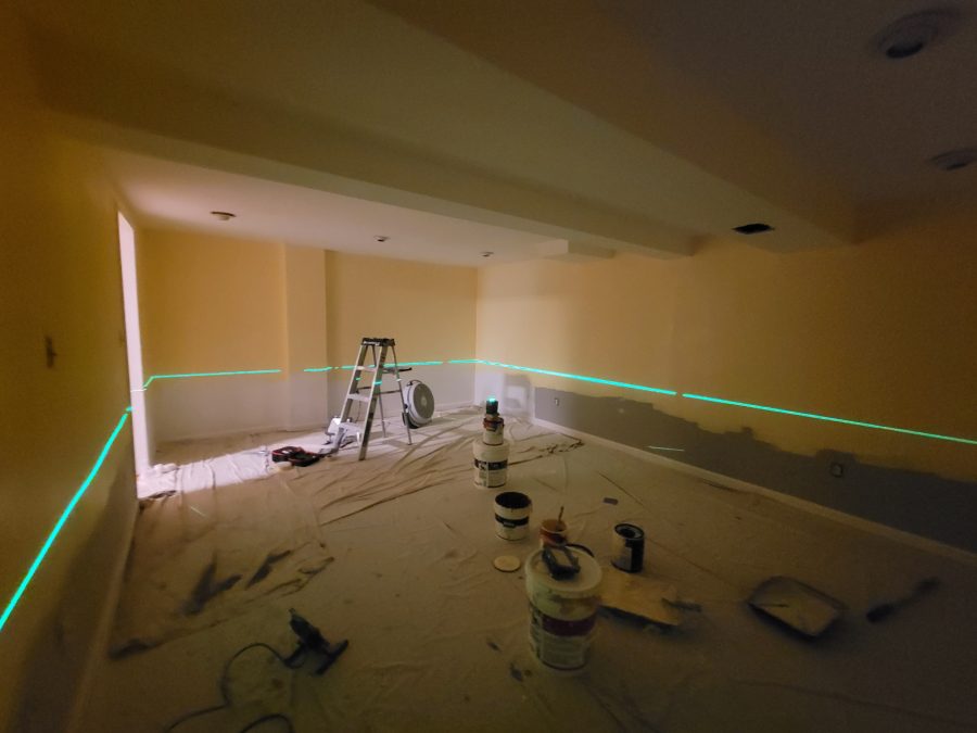 lazor level during interior paint project Preview Image 11