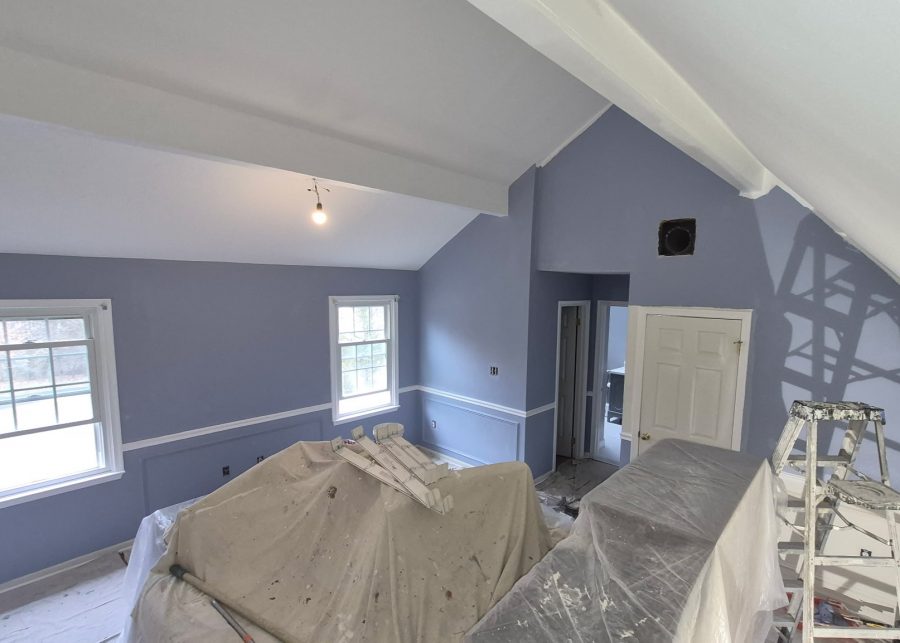 home interior room with lilac painted walls Preview Image 12