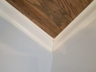 cracked molding paint damage