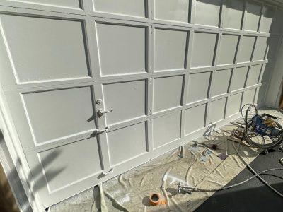 after garage painting