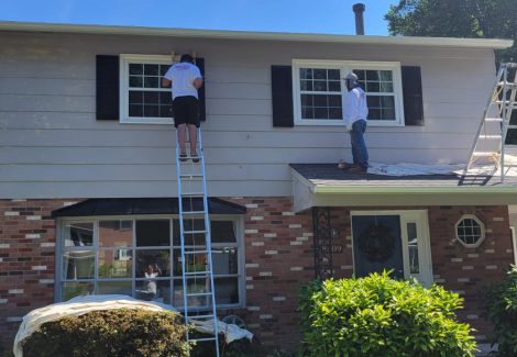 during house painting