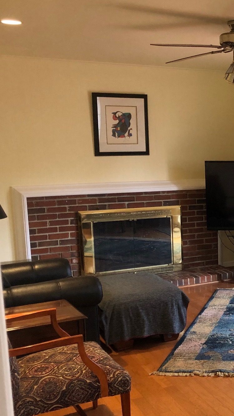 fireplace trim after painting Preview Image 5