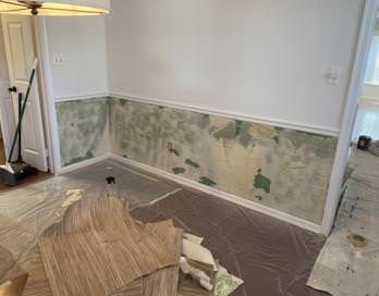home interior during wallpaper removal and repaint Preview Image 12