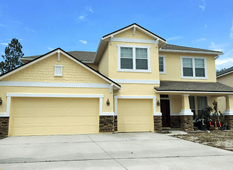 Exterior painting by CertaPro house painters in Orange Park