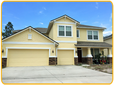 Exterior painting by CertaPro house painters in Orange Park