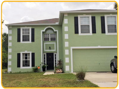 Exterior painting by CertaPro house painters in Palm Coast