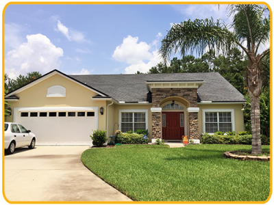Exterior house painting by CertaPro painters in St. Augustine, FL
