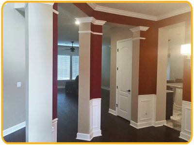 Interior house painting by CertaPro painters in St. Augustine, FL
