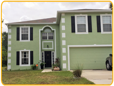 Exterior painting by CertaPro house painters in Palm Coast