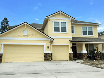 Exterior painting by CertaPro house painters in Orange Park