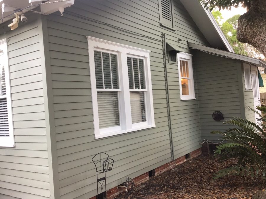 home exterior after paint job light gray Preview Image 2