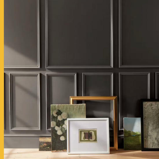 wall painted Silhouette, Benjamin Moore's 2026 color of the year