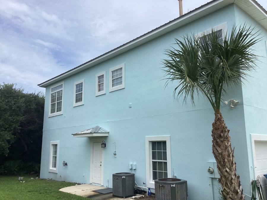 back of blue and white home in st augustine, florida Preview Image 3