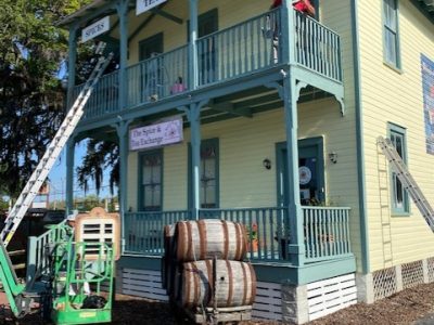 spice and tea exchange after painting