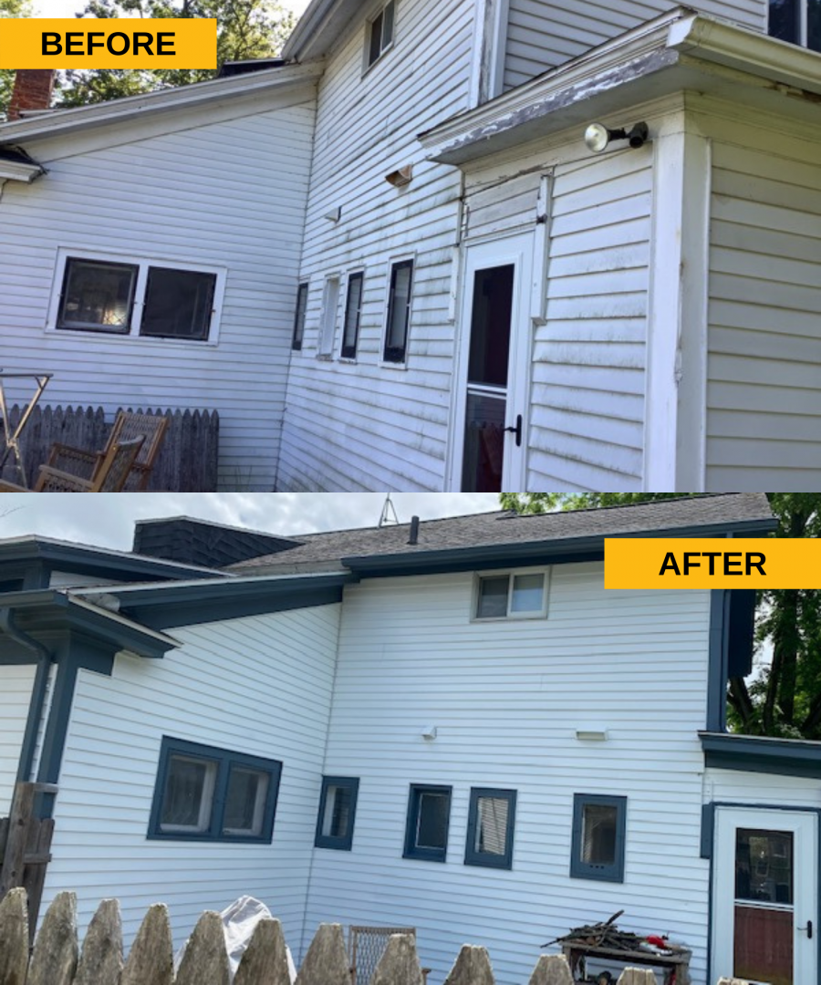exterior before and after back side Preview Image 1