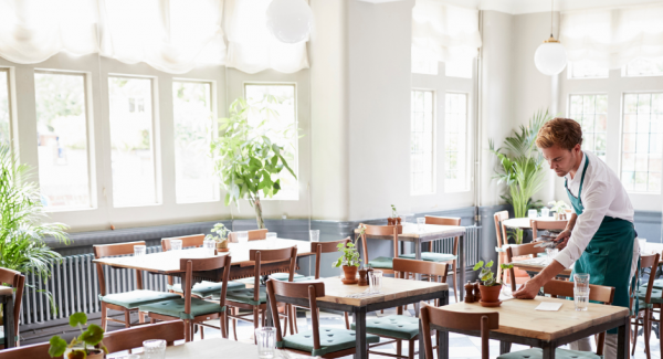 interior of restaurant of st joseph, mi