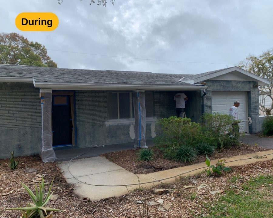 Exterior Painting Project During Preview Image 5