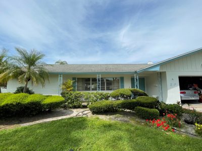 Pinellas Point exterior painting project front of house view