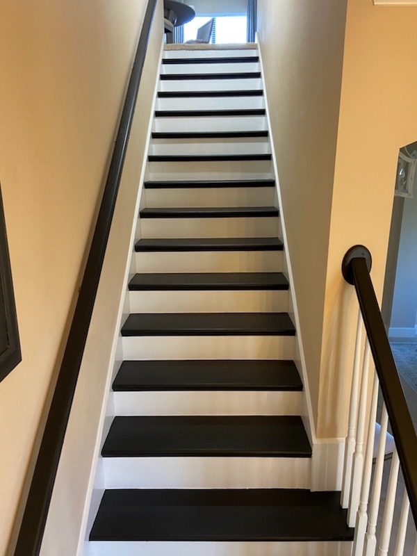 Wood Stairs Staining Preview Image 3