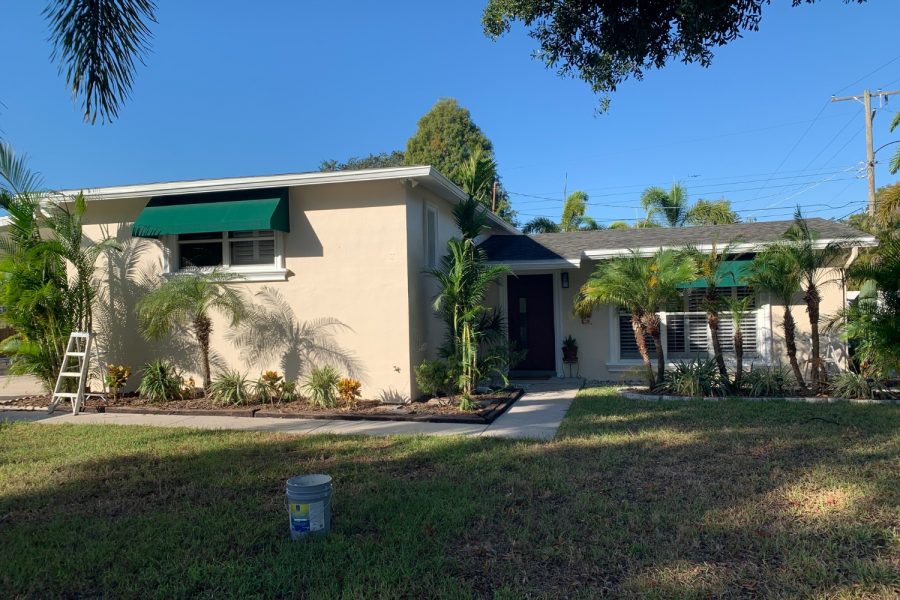 Gandy residential exterior painting project after