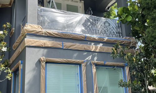 Snell Isle exterior Painting During Photo