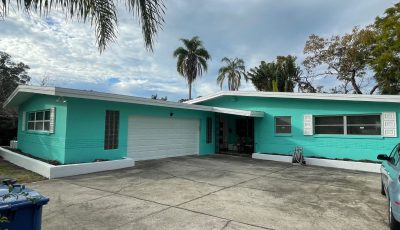 Pinellas Point Residential Exterior painting after photo