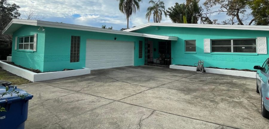 Pinellas Point Residential Exterior painting after photo