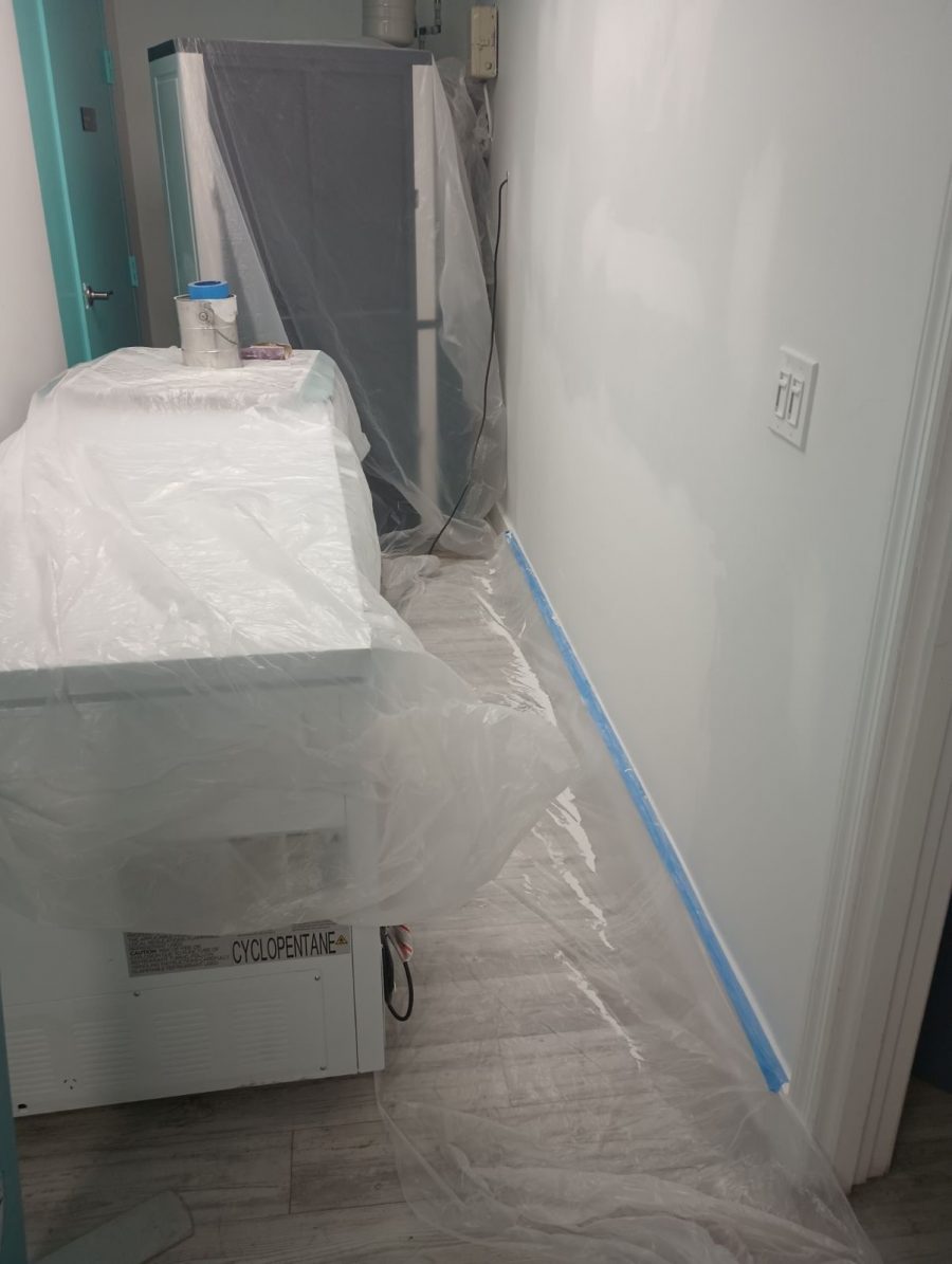 Commercial Drywall Repair During Preview Image 1