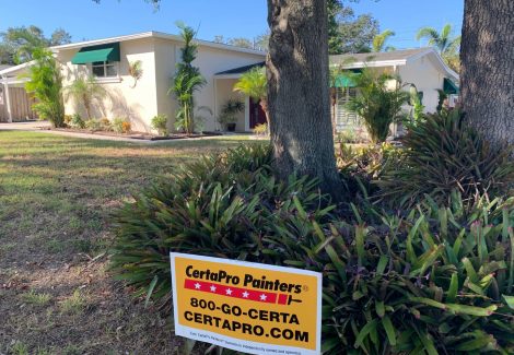 Gandy residential exterior painting project