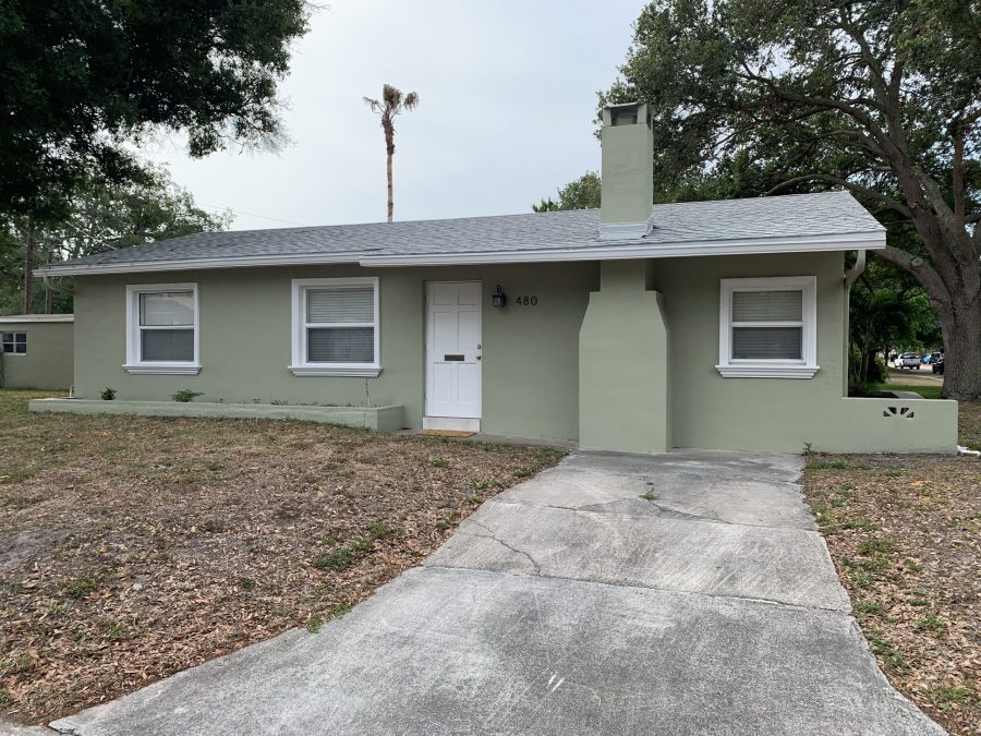 Green Exterior House