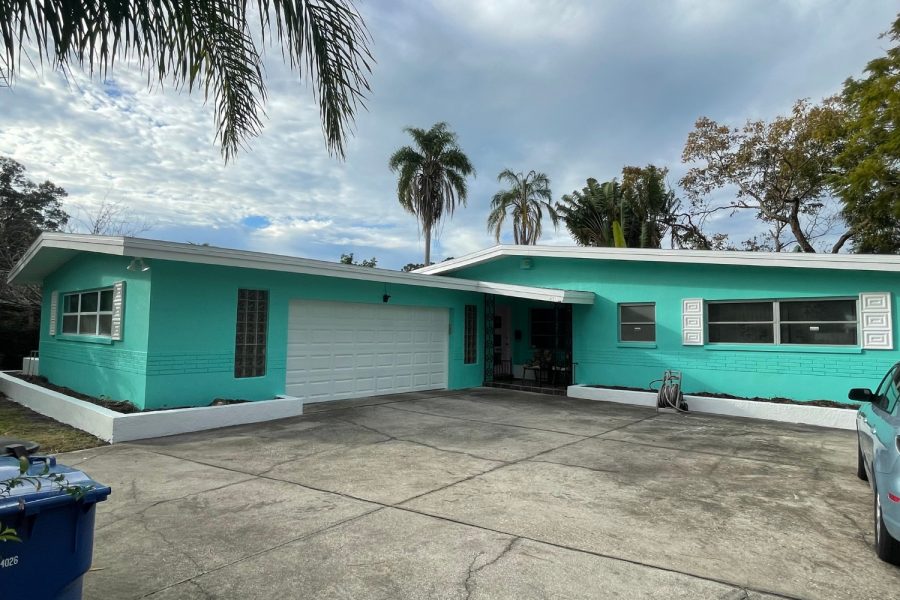 Pinellas Point Residential Exterior painting after photo