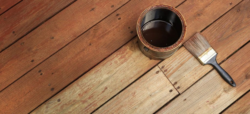 Staining a Deck