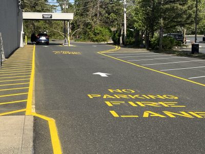 Parking Lot Stenciling Painting
