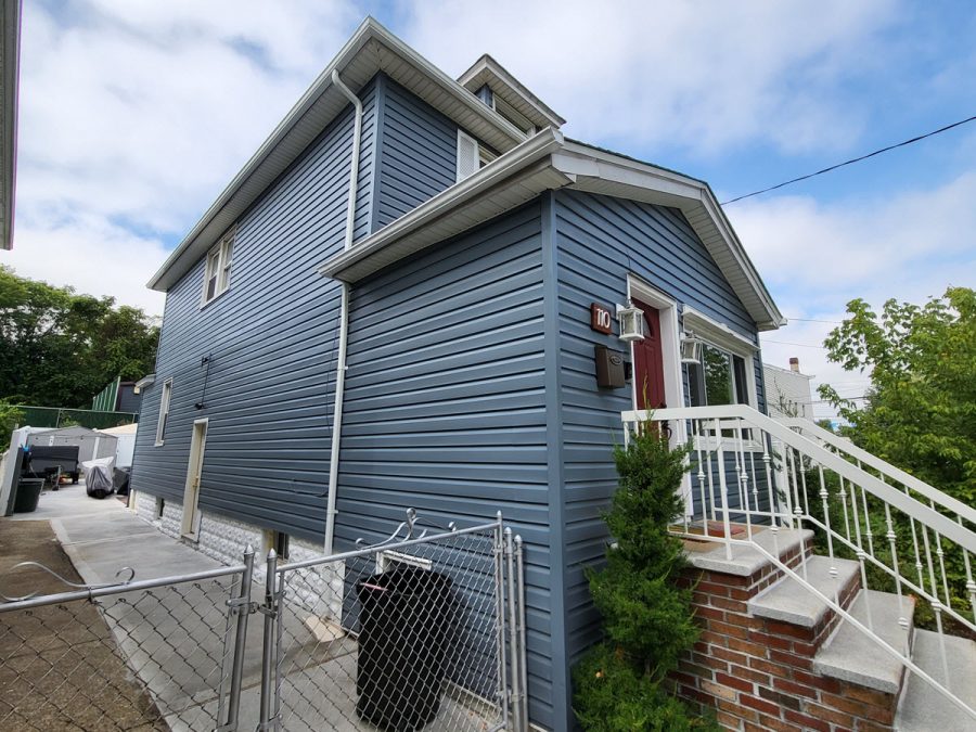 Blue Exterior Painting Tottenville, NY Preview Image 1