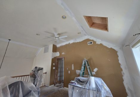During White Living Room Painting - Shore Acres