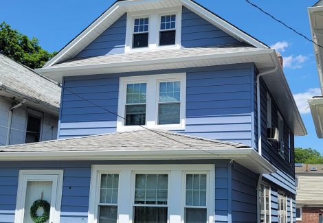 Professional residential exterior painting