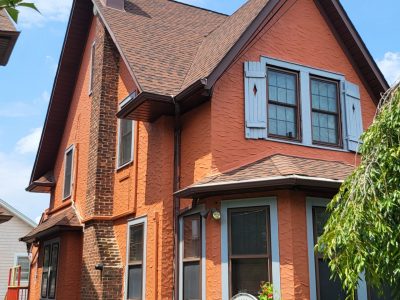 Exterior Painting Orange Home