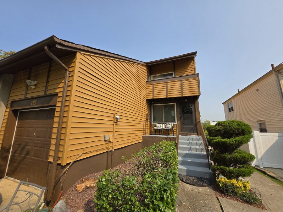 Professional House Painting - Yellow Exterior Staten Island Preview Image 1