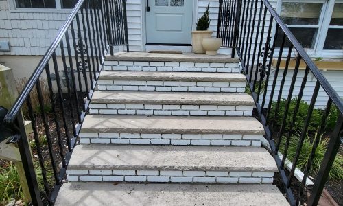 Painted Exterior Steps