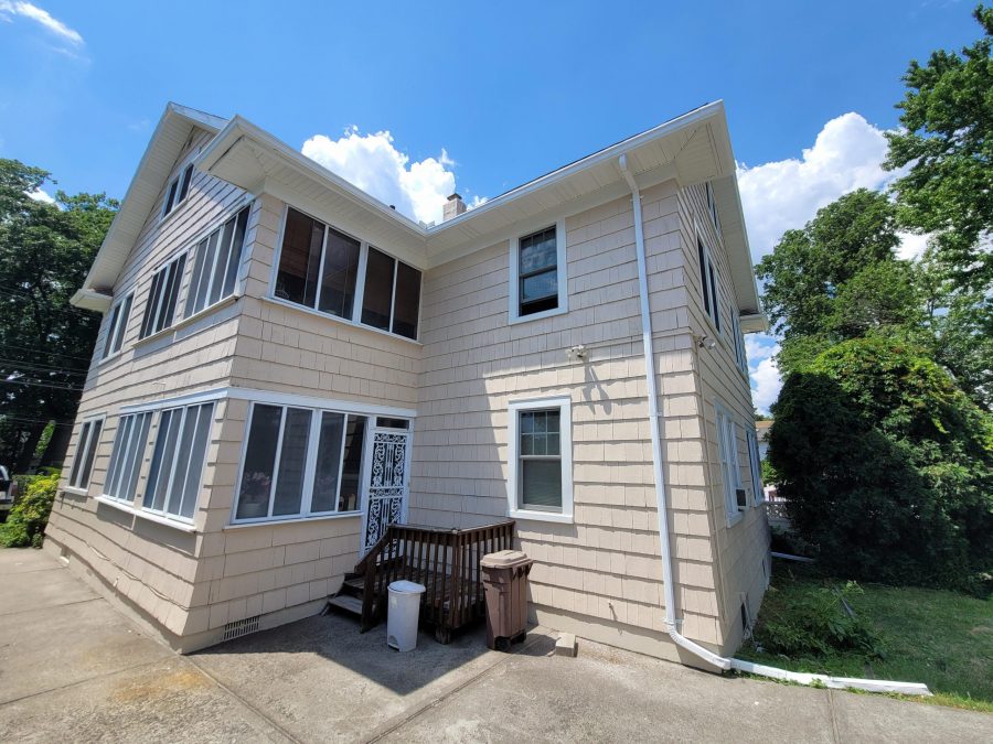 West Brighton, NY Exterior Cedar Siding Painting Preview Image 1