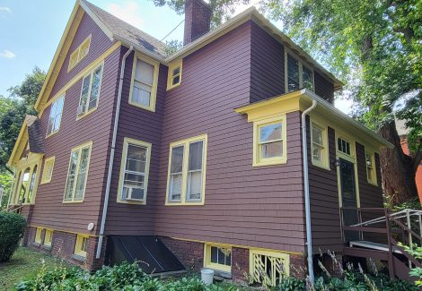 Side of Home Painted Exterior