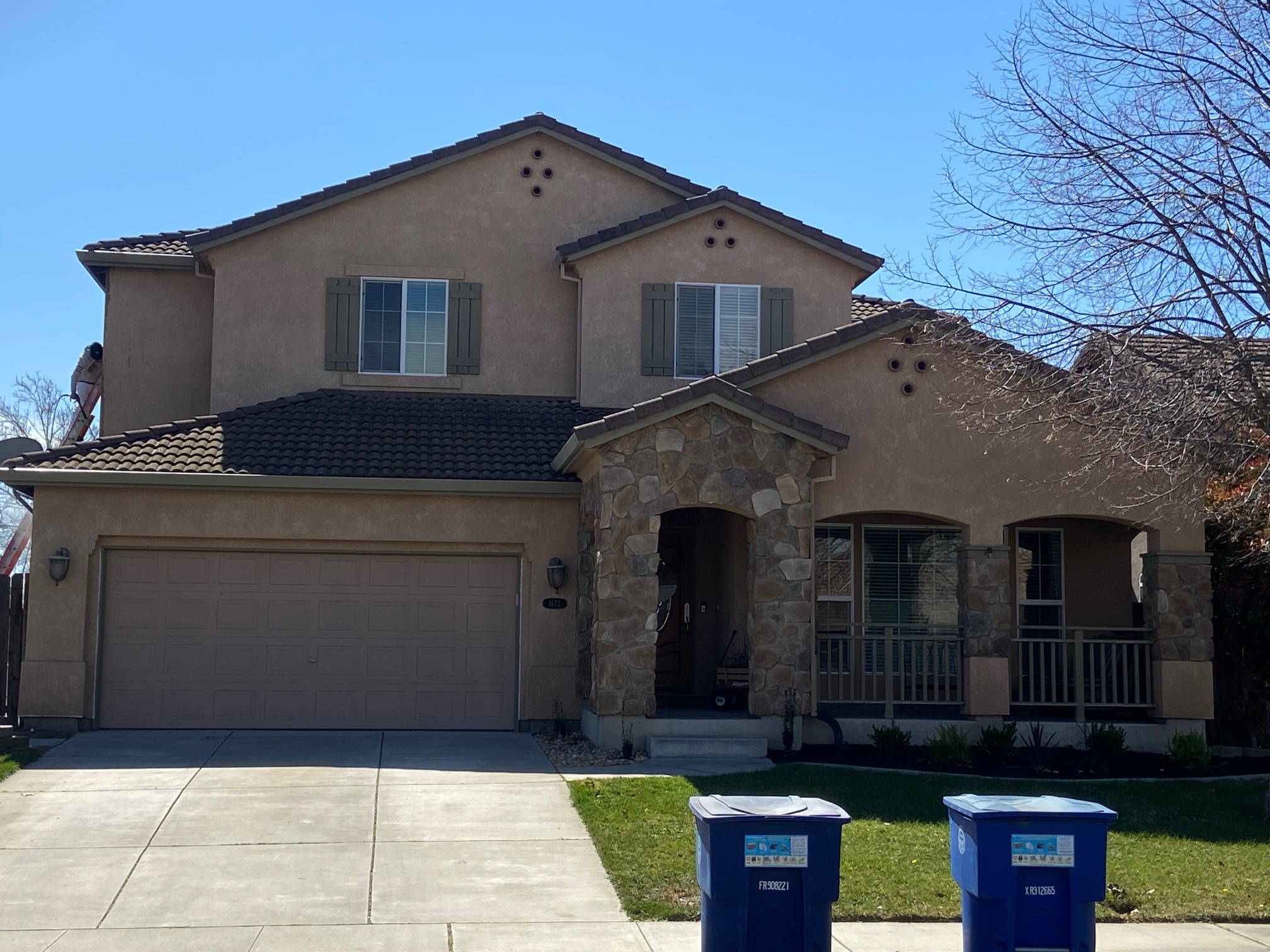 Exterior House Painting in Manteca Before