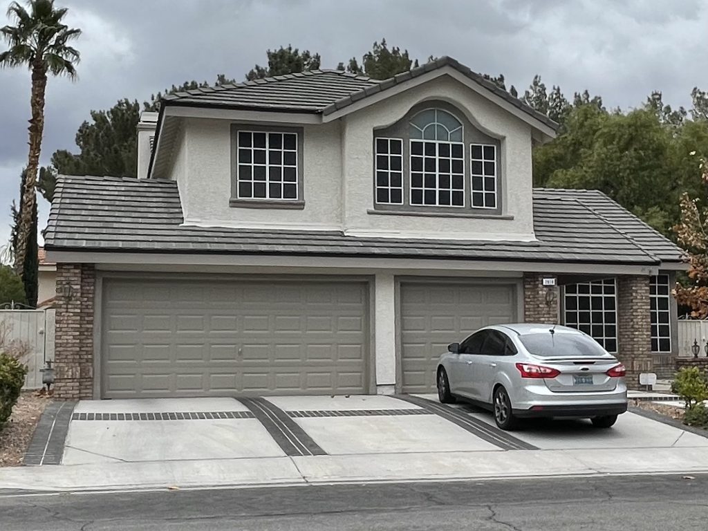 two stucco with brick and stucco in summerlin nevada